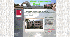 Desktop Screenshot of hotel-poujol.com